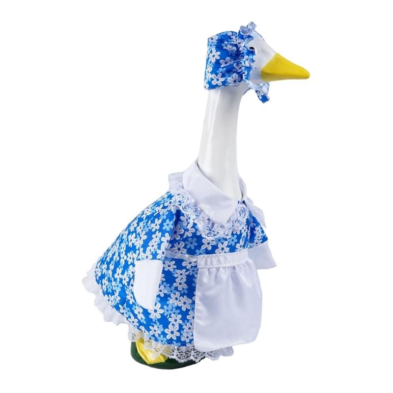 

Easter Porch Geese Outfit Lovely Spring Theme Design With Hat For Holiday Party Decoration Yard Garden Ornament
