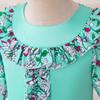 Versatile Long-Sleeve Patchwork Dress for Women & Children - Middle East Holiday Style