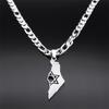 Israel Country Map Pendant Necklace Personalized Clavicle Chain Neck Jewelry