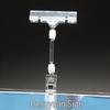 Dual-Headed POP Display Clips: Medium Shelf Price Tag Holders