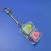 New 1/2/3/4/9 Keys Keyboard Keychain Transparent Key Button Finger Toy Pass The Time Stress Relief Keycap Keychain Kids