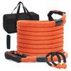 7/8" (2.2 Cm) X 30'/9.1 M Kinetic Recovery Tow Rope 30,580 Lbs/13,876.4 Kg, Heavy-Duty Off Road Snatch Strap with 2 Soft Shackles (41