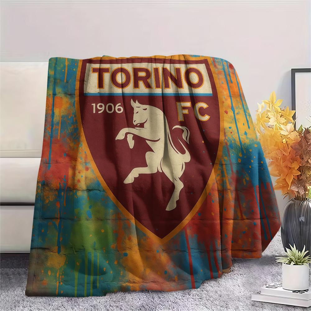 Torino Football Club2 Flannel Blanket, High Quality Comfortable for All Seasons, Home Decor, Warmth and Comfort