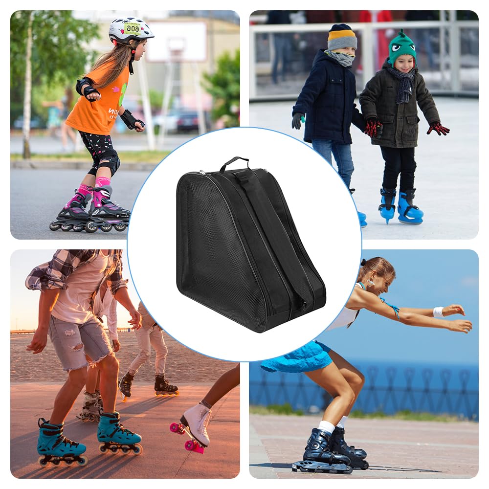 portable triangular shoulder bag for roller and ice Ideal for outdoor business and Thick, breathable, skates, shoes, skates. activities, trips,