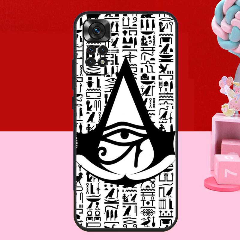 Egyptian Eye Of Horus Case For Xiaomi Redmi Note 11 12 13 14 Pro 9 10 Pro 11S 12S Redmi 14C 10C 12C 13C Soft Cover