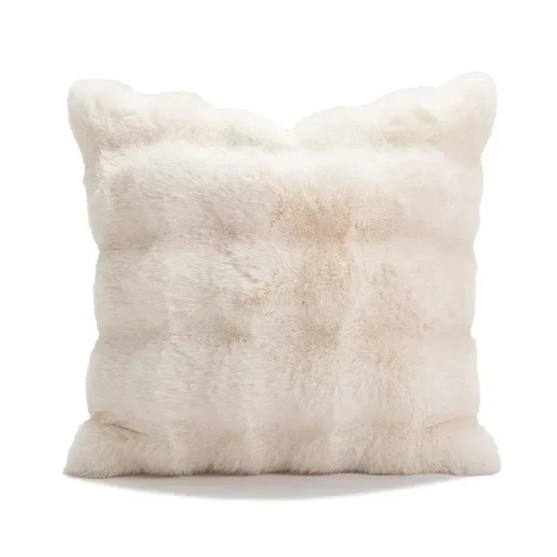 1PC Super Soft Plush Pillow Case Winter Throw Cushion Cover for Sofa and Bedside Living Room Nordic Decorations Pillowcase