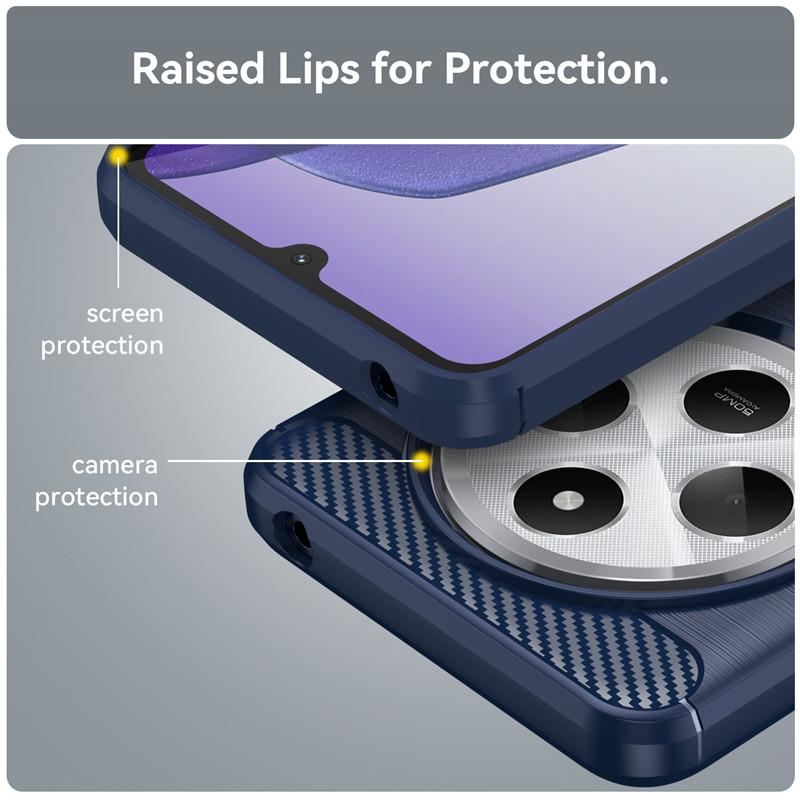 For Xiaomi Poco C75 Case Poco C75 Cover Soft TPU Bumper Shield Housings Protective Back Phone Cases On For Xiaomi Poco C75 Funda