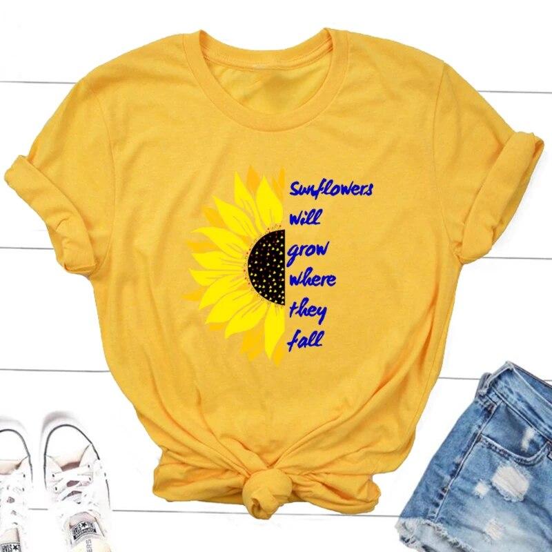 

Футболка Ukraine Sunflower Vintage Ukrainian Lovers Print Графічні футболки Жіночі короткі рукави Y2k Повсякденна футболка Топи унісекс 4XL