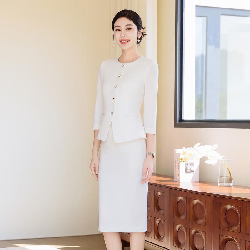 Women's Chic Summer Professional Suit Skirt Set