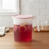 Plastic Water Pitcher Safe Plastic-Safe Large Capacity Beverage Jug Beverage Jug Easy To Clean Iced Tea Pitcher Wide Mouth