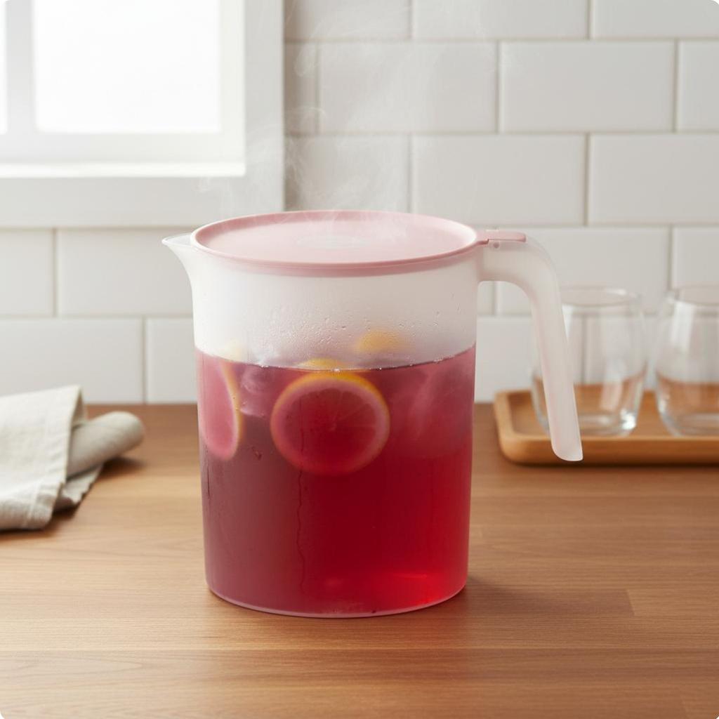Plastic Water Pitcher Safe Plastic-Safe Large Capacity Beverage Jug Beverage Jug Easy To Clean Iced Tea Pitcher Wide Mouth