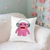 Cute DDomo Kun Case Plush Fabric Soft Pillowcase Double Sided Print Cushion Cover Household Gifts