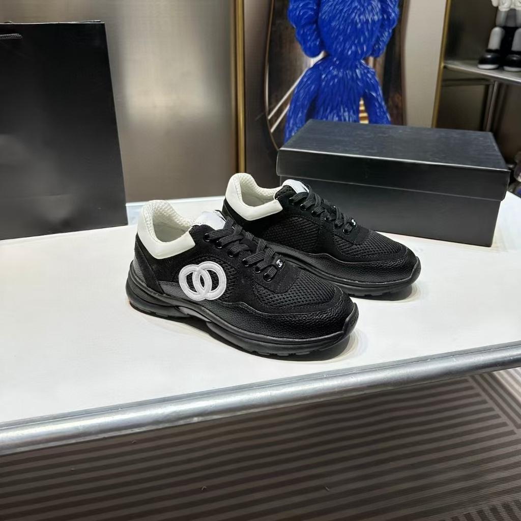 Scarpe donna nuove platform rialzate in pelle scarpe bianche in pelle e mesh scarpe sportive versatili donna