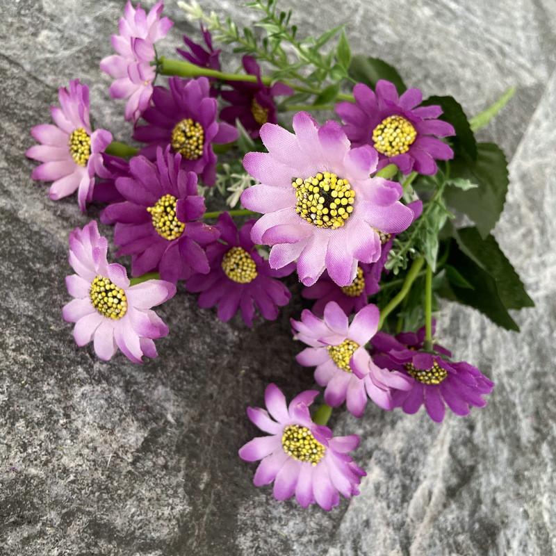 

Flowers Silk Chrysanthemum For Wedding Centerpiece Home Gift Decoration фиолетовый