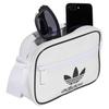 New Adidas Originals ADICOLOR Polyurethane Shoulder Bag, Crossbody Bag Mini Unisex White IX7484
