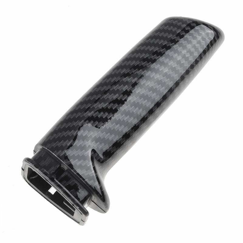 Carbon Fiber Pattern Hand Brake Lever Cover Shell Replacement Fit For E46 E60 E90 E92 F30 F32  F80 M4 M3 M2 Car Accessories