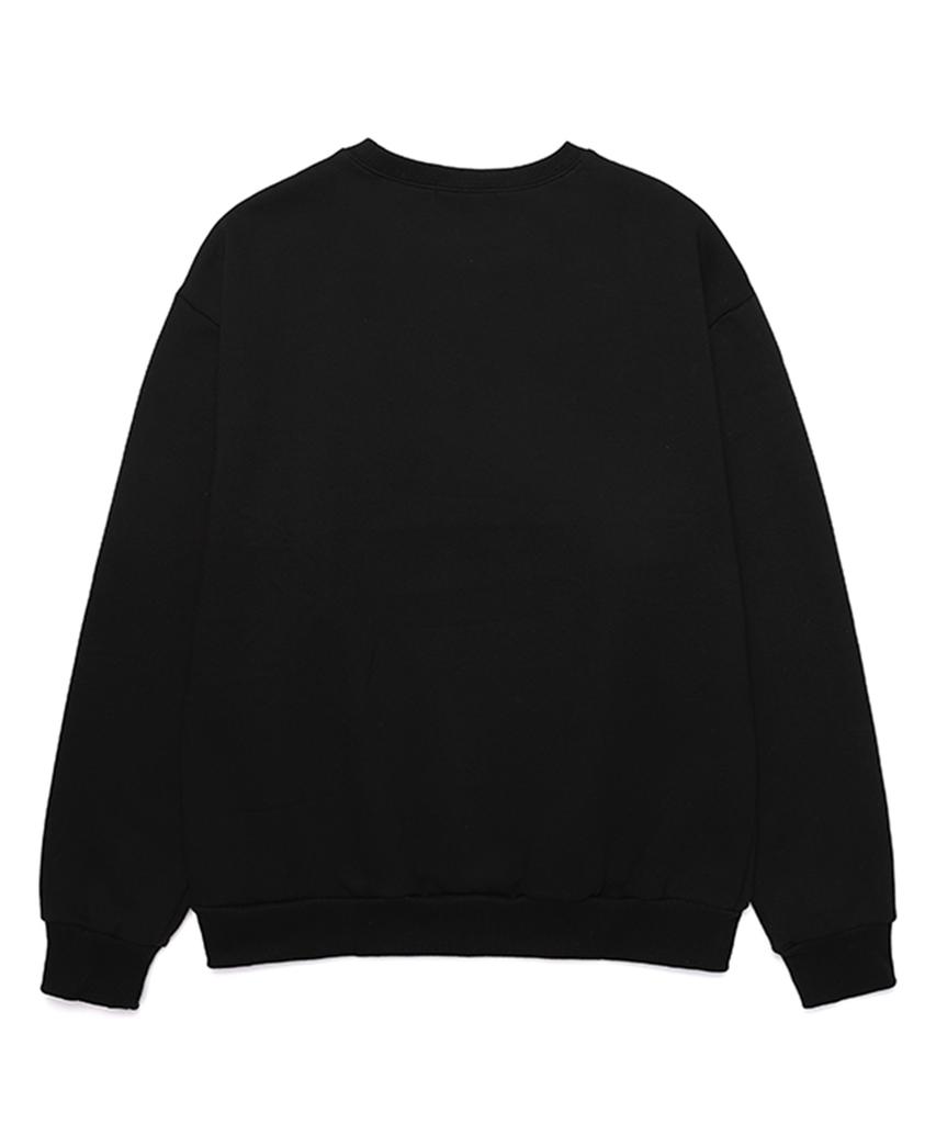 VANNWORKS Cat Oversized Sweatshirt (Vls0002) Black (Type B)