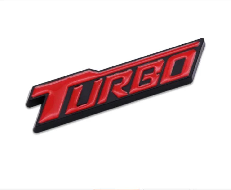3d Metalen Turbo Logo Auto  Embleem Badge Sticker Styling for Chevrolet  Malibu Blazer Tracker Cavalier Captiva