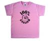 100 Percent English Pink Kids T-Shirt