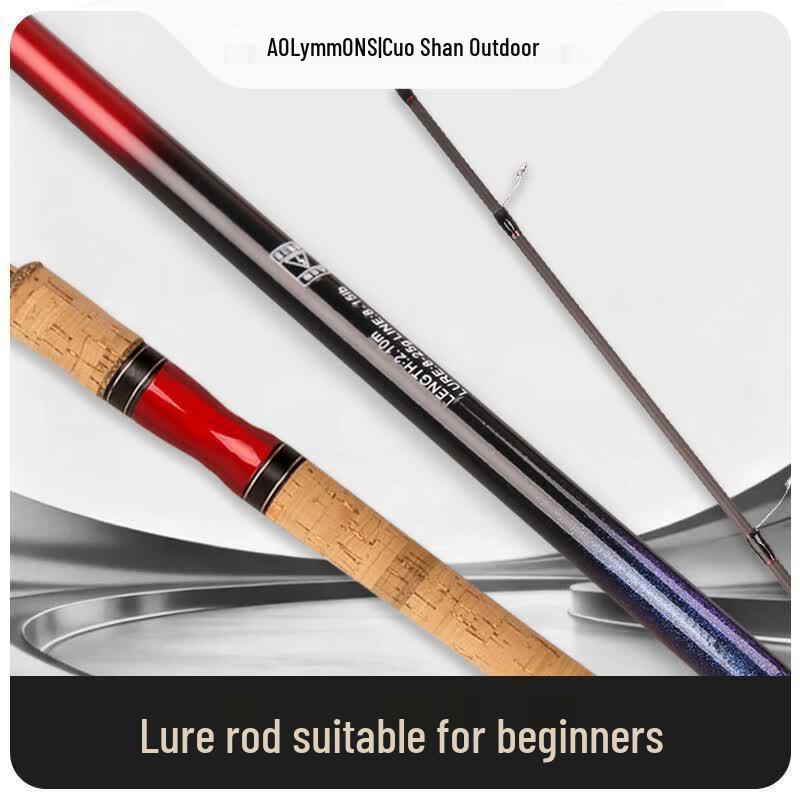 Cuoshan Straight Handle Lure Rod Set with Spinning Reel
