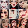 Midlertidige Blodige Sår Tatoveringer Arr Tatoveringer Sår Riper Klistremerker Halloween Tatoveringsklistremerker