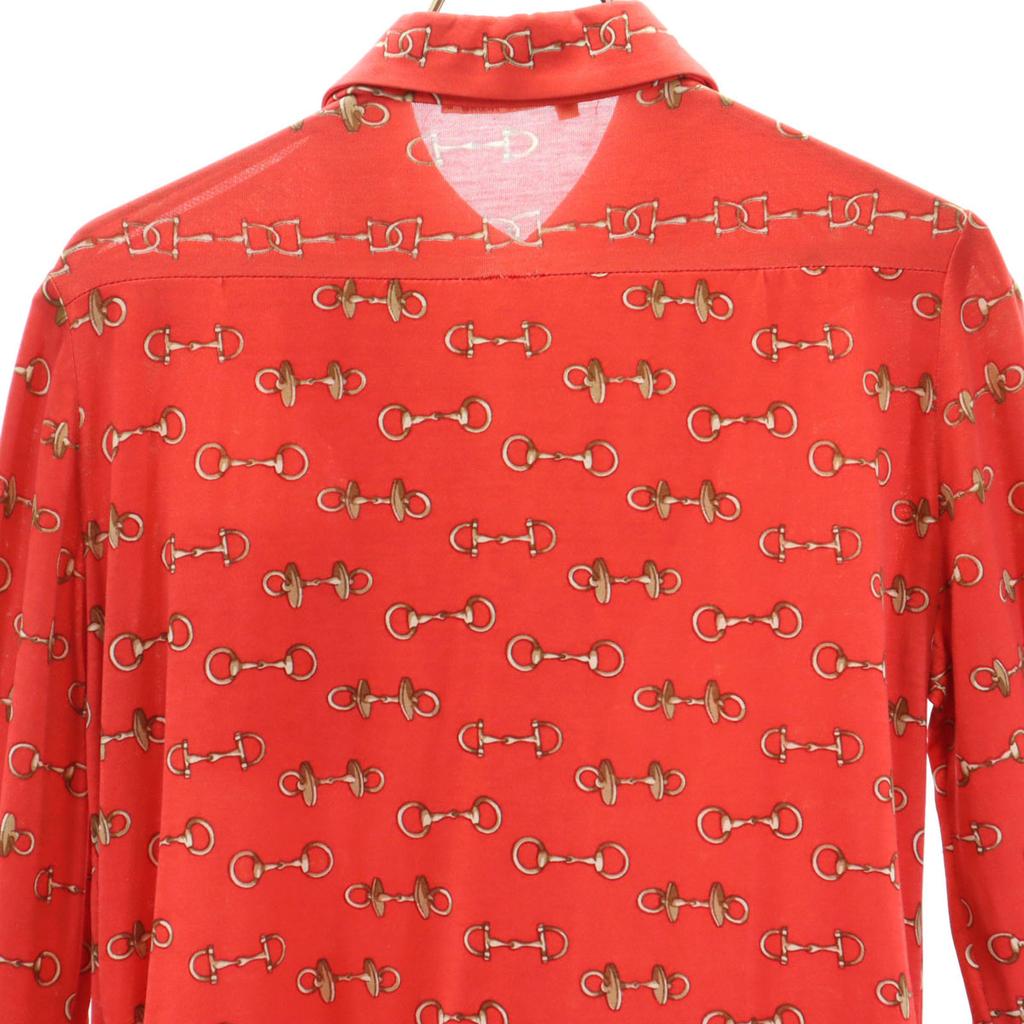 Hermes 80s Made In France Vintage Overall Handle Long Sleeve Shirt Dress Women Used