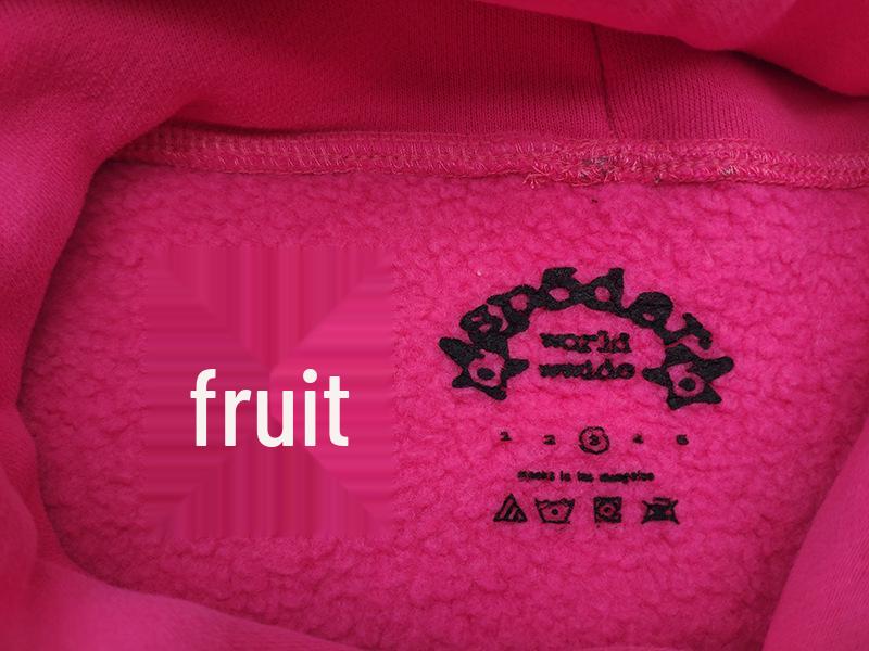 Spider Heavyweight 450G Fleece-lined Hoodie - European & American Trendy Brand Sp5der Sweatshirt