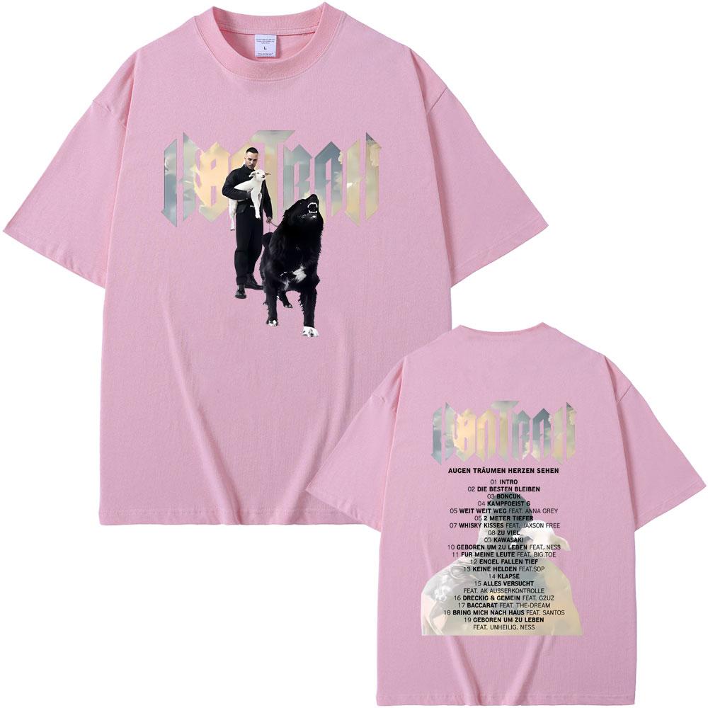 Rapper Kontra K Augen Traumen Herzen Sehen Album Graphic Tshirt Men Women Hip Hop Fashion Pop Music T Shirt Man Cotton Tshirts