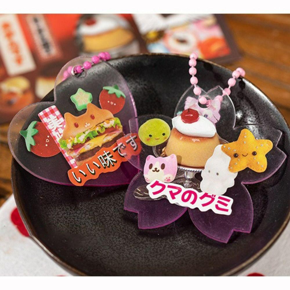 20Sheets/Pack DIY Foods Decorative Sticker Back Adhesive Material Phone Stickers  Toy