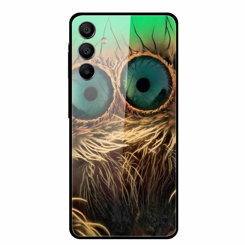 Tempered Glass Case for Samsung Galaxy A16 5G Back Cover Hard Case for SamsungA16 Phone Case Fundas Cool Protective Cute Bumper
