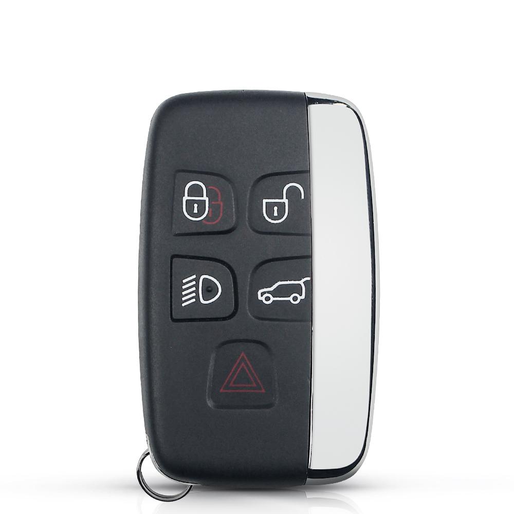 KEYYOU Remote Car Key Shell Smart Case 5 Buttons For Land Rover Discovery 4 Sport Evoque Vogue For Range Rover For JAGUAR XE XF