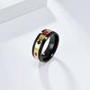 Personalized Poker Suit with Rotatable Stainless Steel Ring Ring for Relief