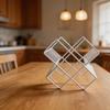 Adaptable Kitchen Needs Desktop Wine Holder Wine Rack Wrought Iron Storage