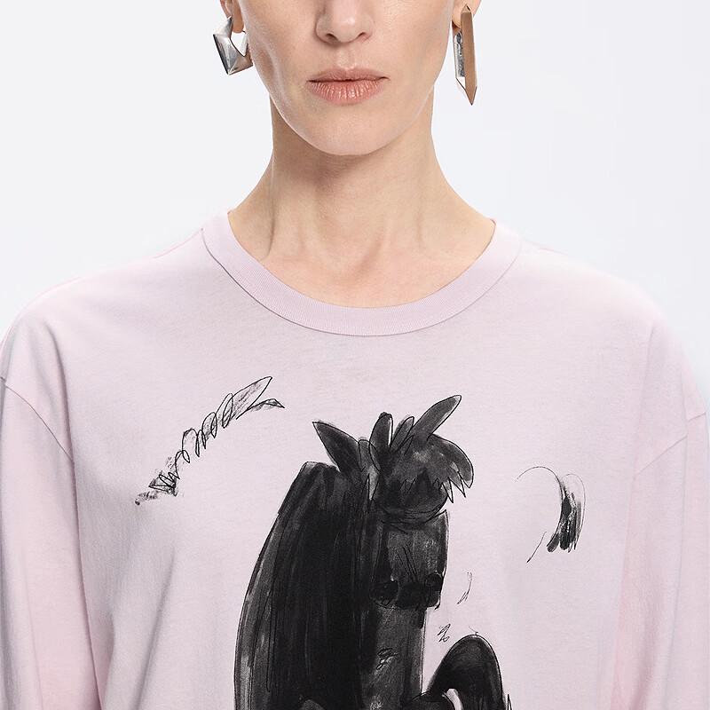 JNBY 2026 Spring New Loose Cotton Long-Sleeve T-Shirt