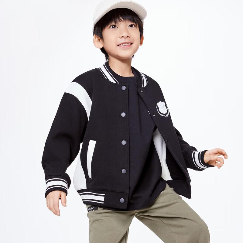 Little MO&Co. Kids Vintage Baseball Jacket 120