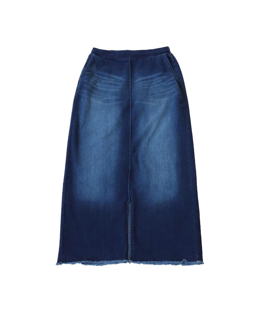 Antiqua Denim Free Size Denim Blue Women's Skirt, Long, LA-00015, 42,