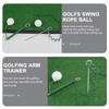 Training Aid Golf Driving Ball Swing Hit Training Rope Ball Portable Rope Golf Balls  For Beginner