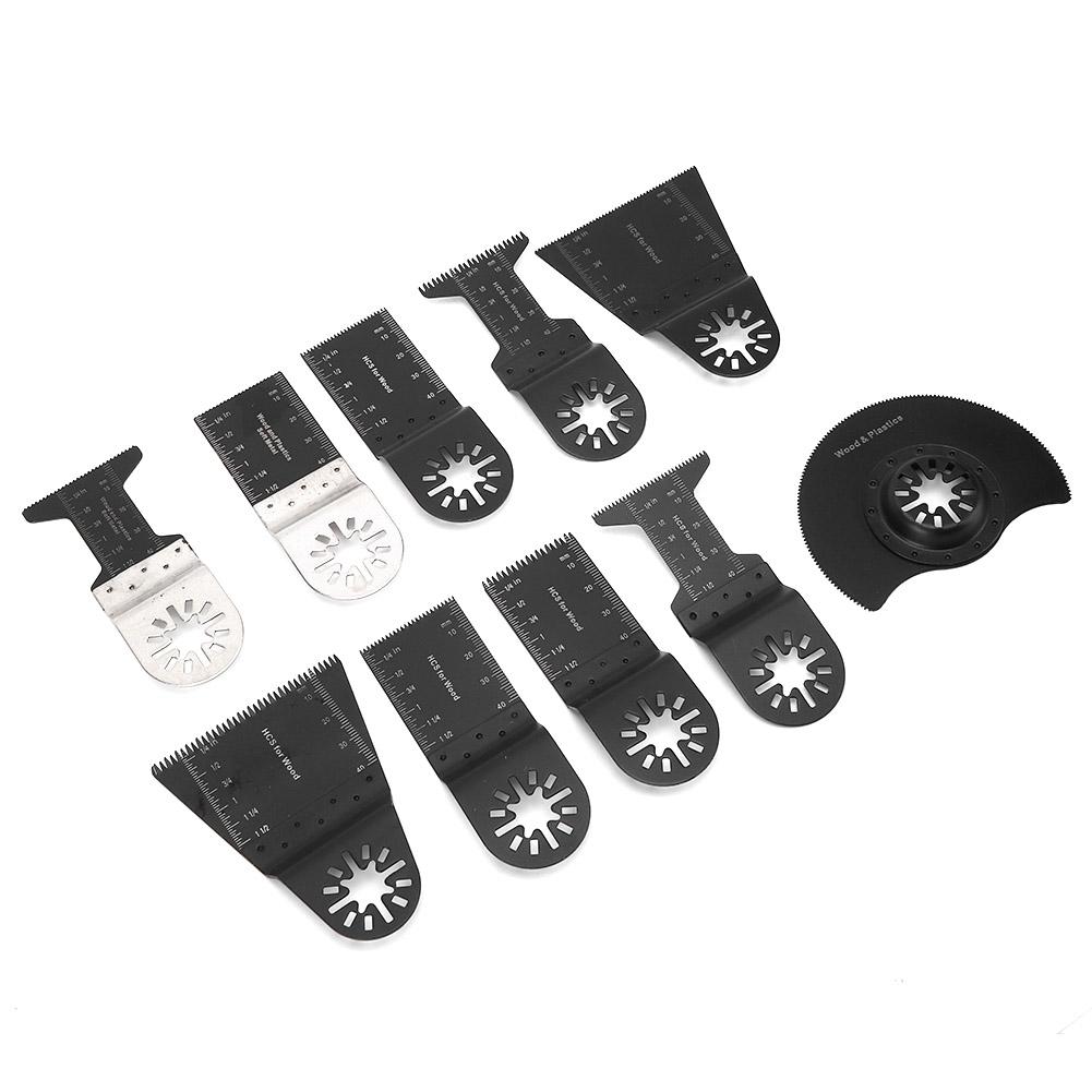 

10 шт., универсальные осциллирующие пилы, многофункциональный режущий инструмент для дерева, пластика, мягкого металла