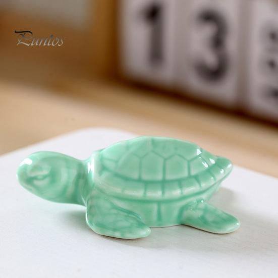 2 Pcs Turtle Toilet Bolt Caps Ceramic Sea Turtle Toilet Bolt Cover Universal Screw Cover Caps for Bathroom Toilet Decor