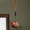 Natural Wood Carved Worry Stone Mini Handheld Handheld Ornament Wooden Keychain  Study Use