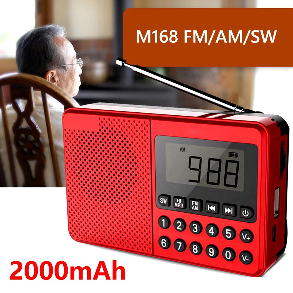 Portable Mini Radio AM/FM Pocket Radio Built-in Speaker for Outdoor SOS Emergency Radio Stereo Radio with Telescopic Antenna