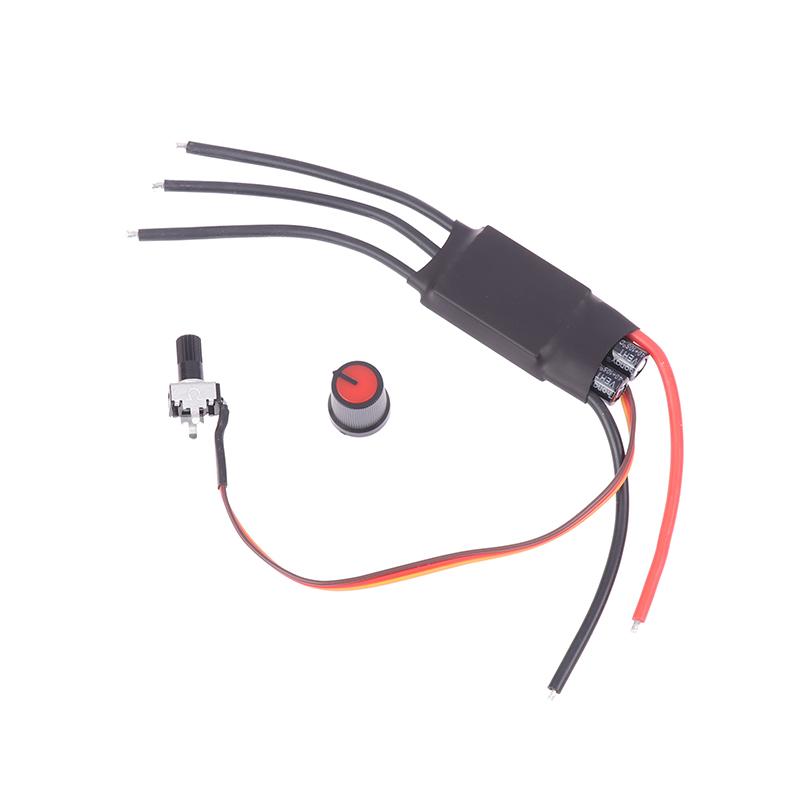 DC 6,5V-27V Bldc 3-fázový bezkomutátorový ovladač motoru Hallless DC motor Drive deskový ovladač rychlosti s potenciometrem