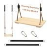 For Outdoor Garden Exterior Balcony Wooden Indoor Suspended Swinging Hanging Suspended Sets Chair For Children Seat Backyard Kid