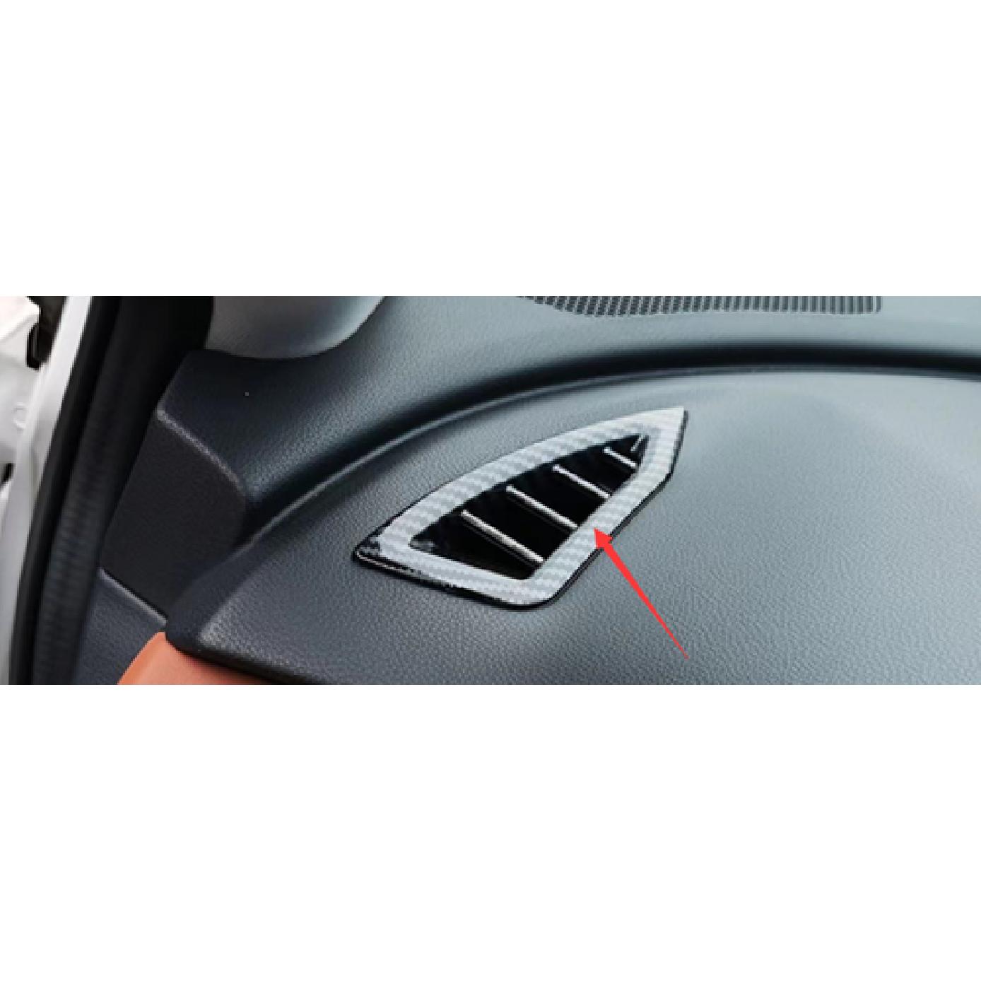 Upper Air Vent Outlet Cover Trim For - Subaru Outback Carbon Fiber 2pcs