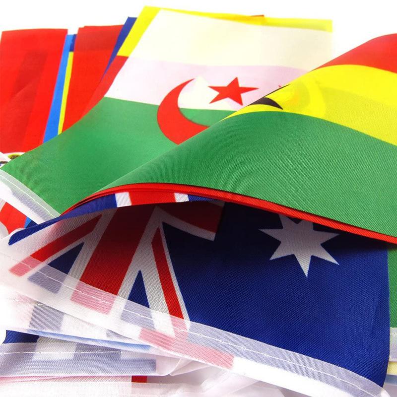 Z-ONE FLAG 100/200 Countries National Flag14x21cm 20x30cm String Flag Countries Around The World Nations Flag For Party decor