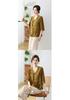 2026 Stylish Seven-Point Sleeve Summer Shirt for Middle-Aged Women