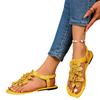 Damen Florale Elastische Band Tanga Sandalen Sommer Lässig Flach Zum Hineinschlüpfen Offene Zehen Leichte Bequeme Strandschuhe