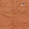 Nike Sportbekleidung Uni Buchstaben Logo Stehkragen Reißverschluss Jacke Herren Jacken Orange DR7833-808