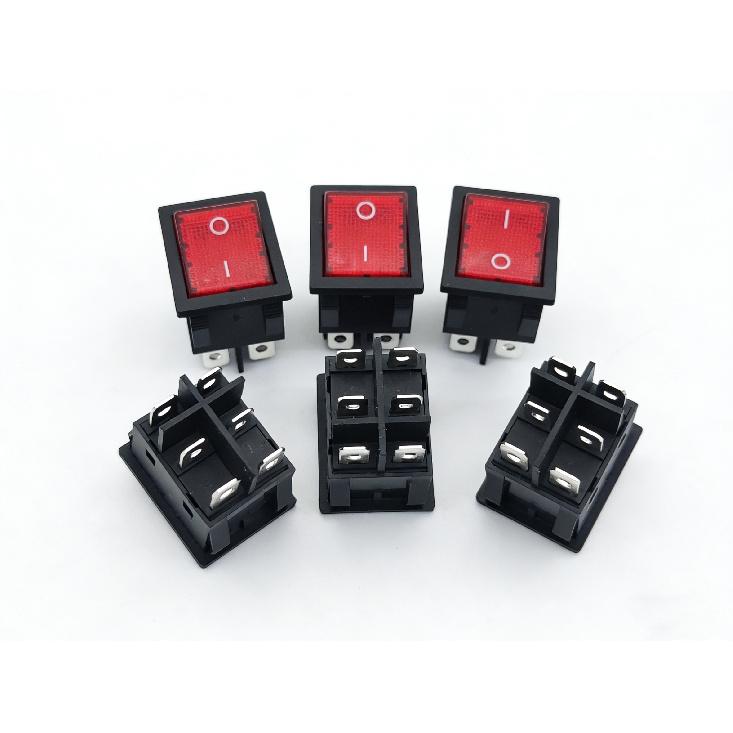 KCD4 40A 250V AC High Current,ON/OFF,Special For Eelding Machine,Sterling Silver Point,Rocker Power Button Switches Switches4