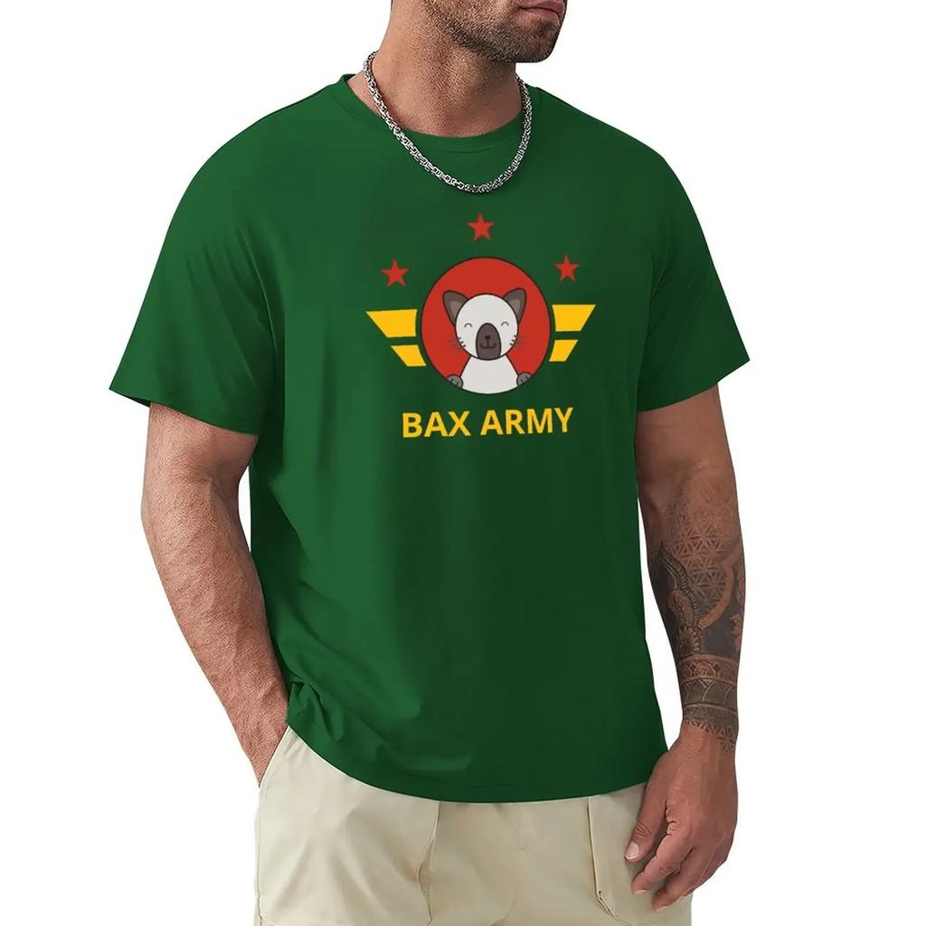 Bax Army T-Shirt kawaii clothes vintage cute tops t shirts aesthetic clothes vintage clothes oversized t shirts for